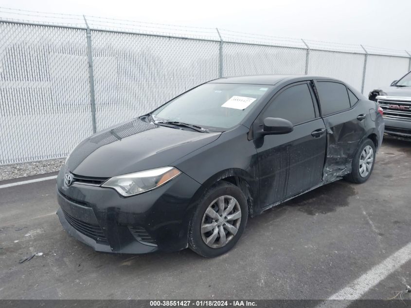 2015 TOYOTA COROLLA LE - 2T1BURHE6FC431684