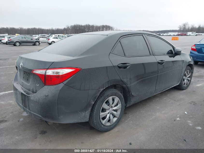 2015 TOYOTA COROLLA LE - 2T1BURHE6FC431684