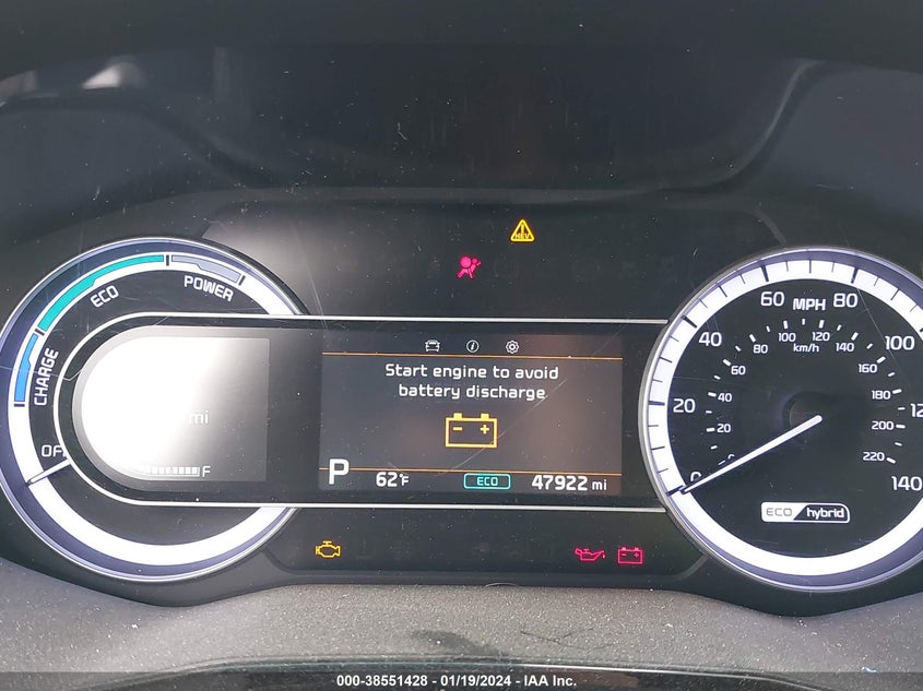 VIN KNDCB3LC2L5426729 2020 KIA NIRO LX