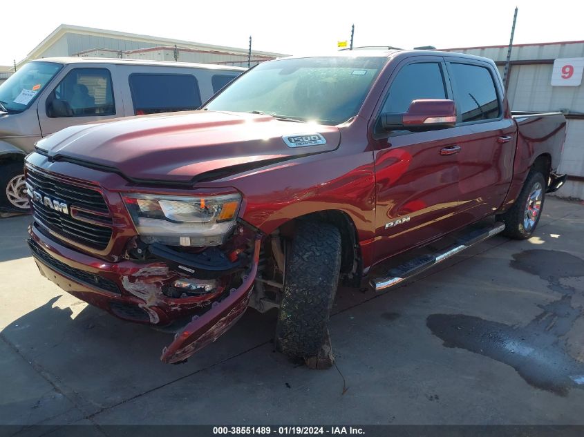 2019 RAM 1500 BIG HORN/LONE STAR  4X2 5'7 BOX - 1C6RREFT2KN905574