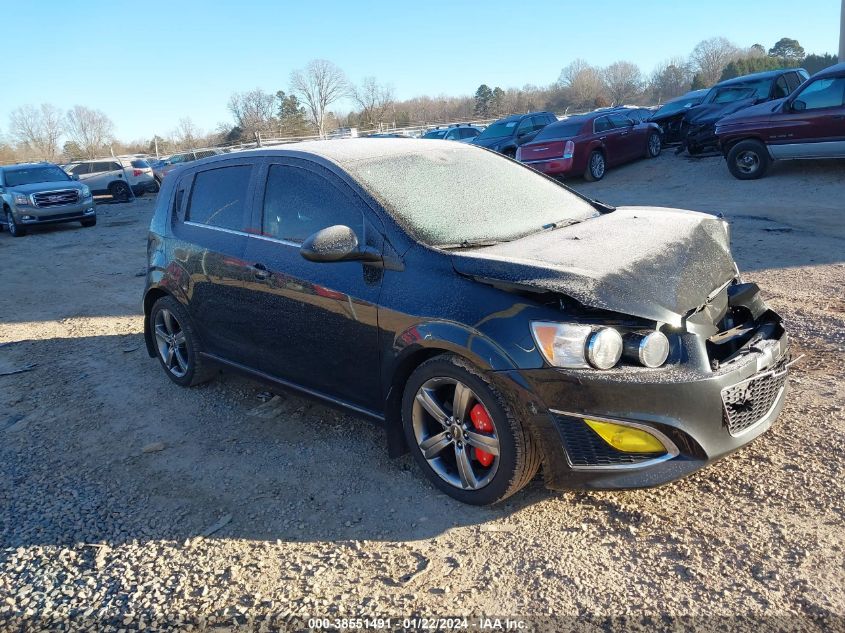 2013 CHEVROLET SONIC RS - 1G1JH6SB6D4188819