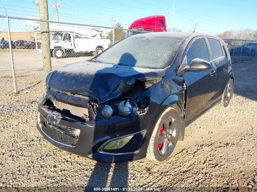 2013 CHEVROLET SONIC RS - 1G1JH6SB6D4188819