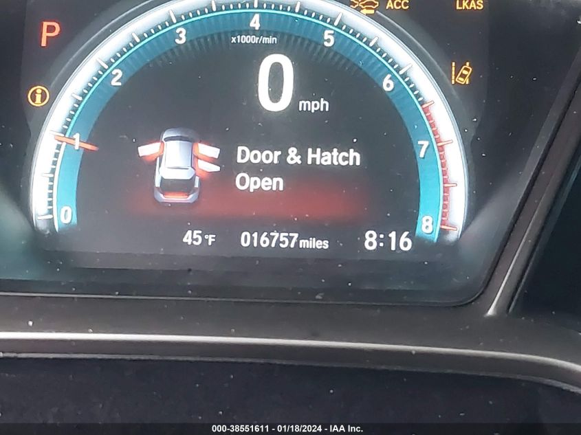 2021 HONDA CIVIC EX - SHHFK7H6XMU418612