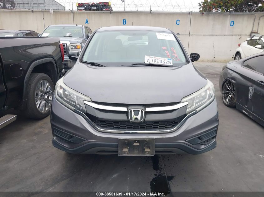 2016 HONDA CR-V LX - 2HKRM3H35GH508375