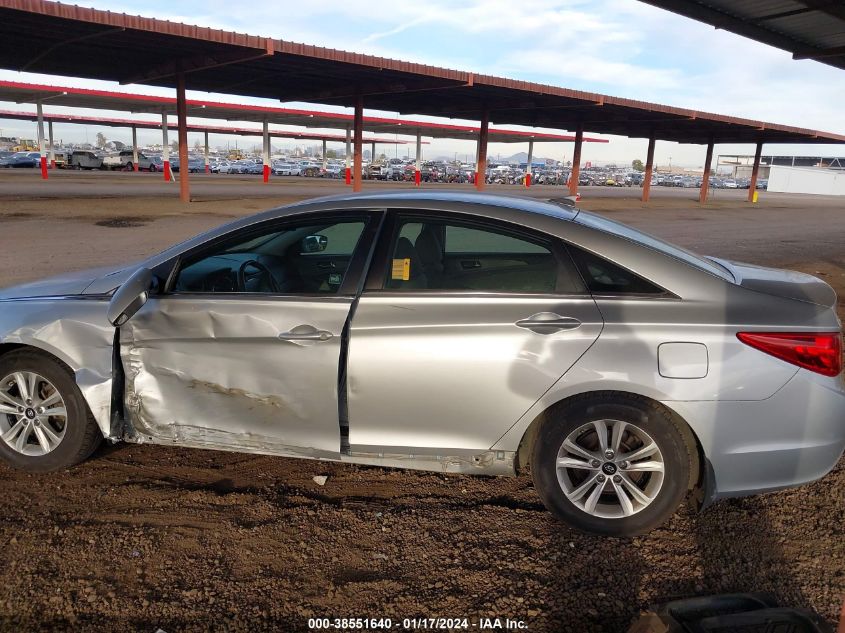 2013 HYUNDAI SONATA GLS - 5NPEB4AC6DH564650