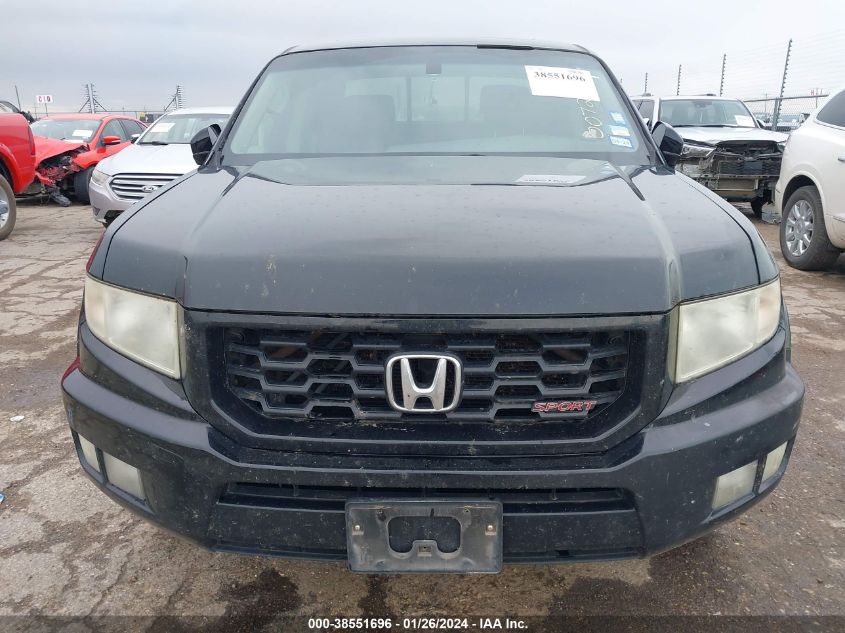 2013 HONDA RIDGELINE RTL - 5FPYK1F58DB007296