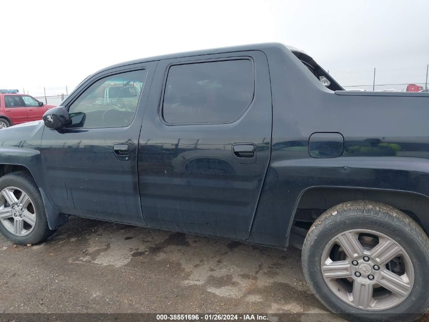 2013 HONDA RIDGELINE RTL - 5FPYK1F58DB007296