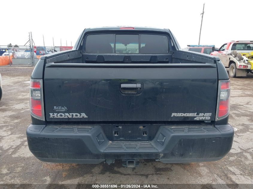 2013 HONDA RIDGELINE RTL - 5FPYK1F58DB007296