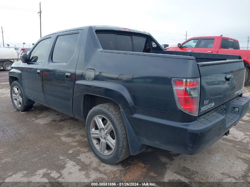 2013 HONDA RIDGELINE RTL - 5FPYK1F58DB007296