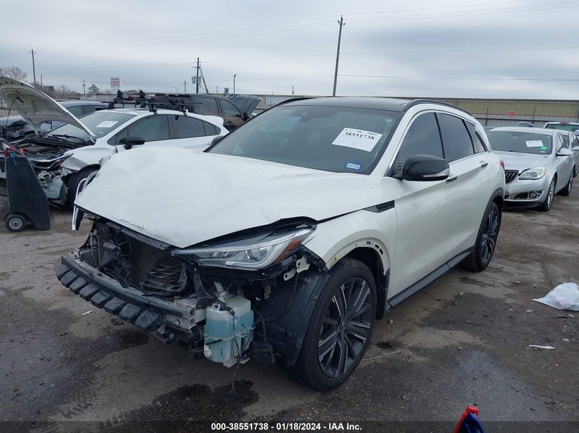 VIN 3PCAJ5BA7MF105369 2021 INFINITI QX50 LUXE
