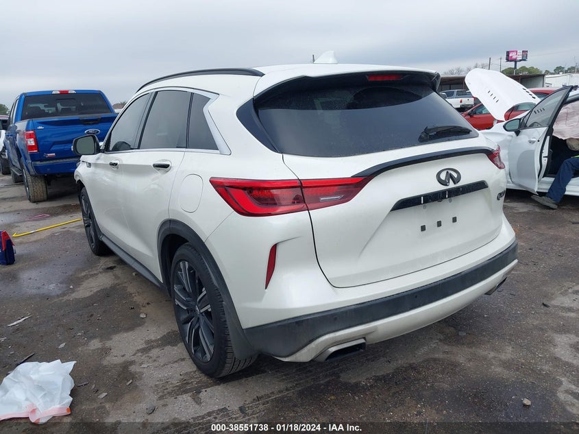 VIN 3PCAJ5BA7MF105369 2021 INFINITI QX50 LUXE