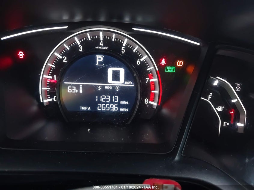 VIN 2HGFC2F59JH601616 2018 HONDA CIVIC LX