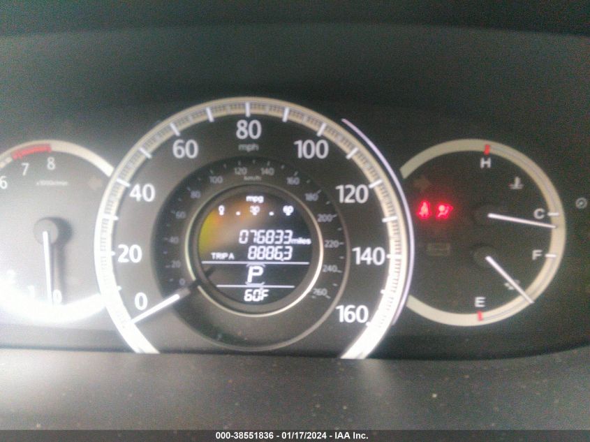 2013 HONDA ACCORD EX-L - 1HGCR2F81DA183891