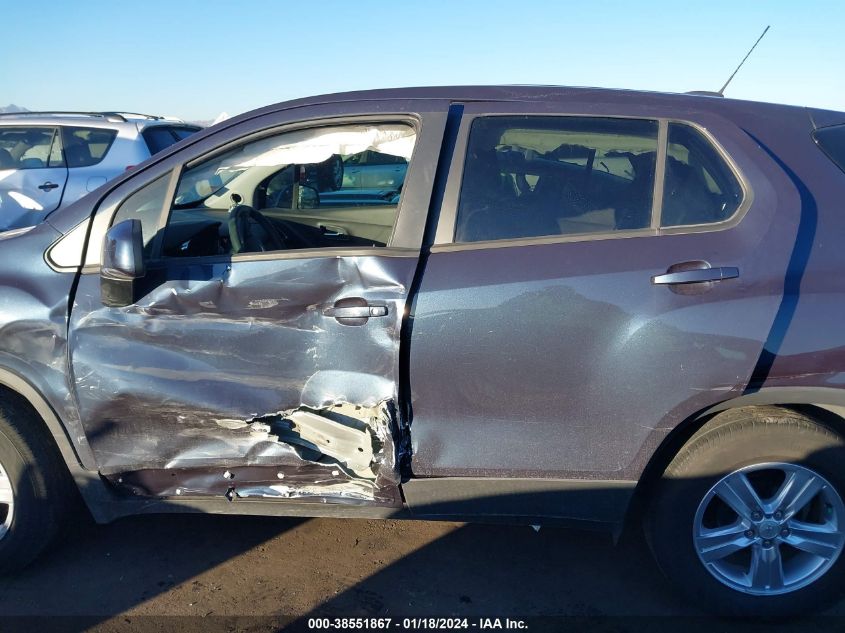 2019 CHEVROLET TRAX LS - 3GNCJKSB7KL238509