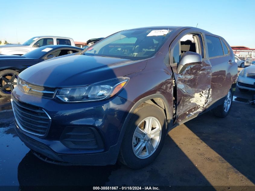 2019 CHEVROLET TRAX LS - 3GNCJKSB7KL238509