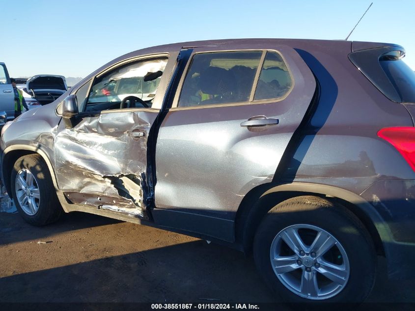 2019 CHEVROLET TRAX LS - 3GNCJKSB7KL238509