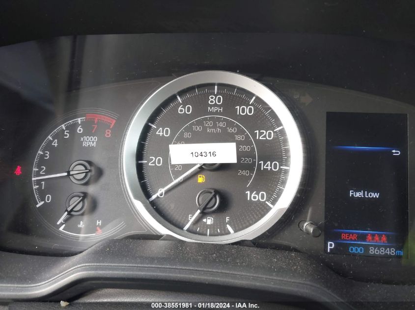 2020 TOYOTA COROLLA LE - 5YFEPRAE5LP104316