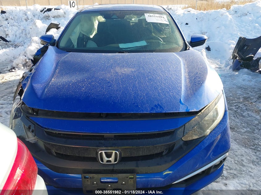 VIN 19XFC1F36KE207642 2019 HONDA CIVIC EX