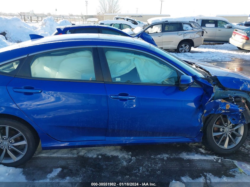 VIN 19XFC1F36KE207642 2019 HONDA CIVIC EX