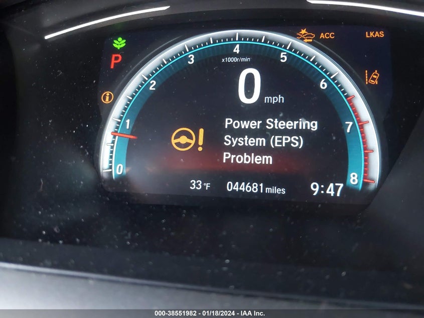 VIN 19XFC1F36KE207642 2019 HONDA CIVIC EX