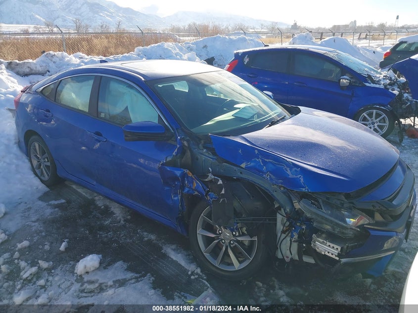 VIN 19XFC1F36KE207642 2019 HONDA CIVIC EX