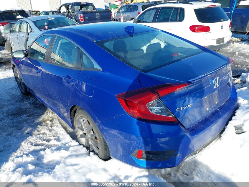 VIN 19XFC1F36KE207642 2019 HONDA CIVIC EX