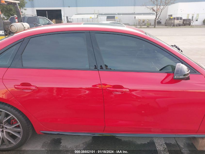 2023 AUDI S4 PRESTIGE TFSI QUATTRO TIPTRONIC - WAUC4AF42PA042415