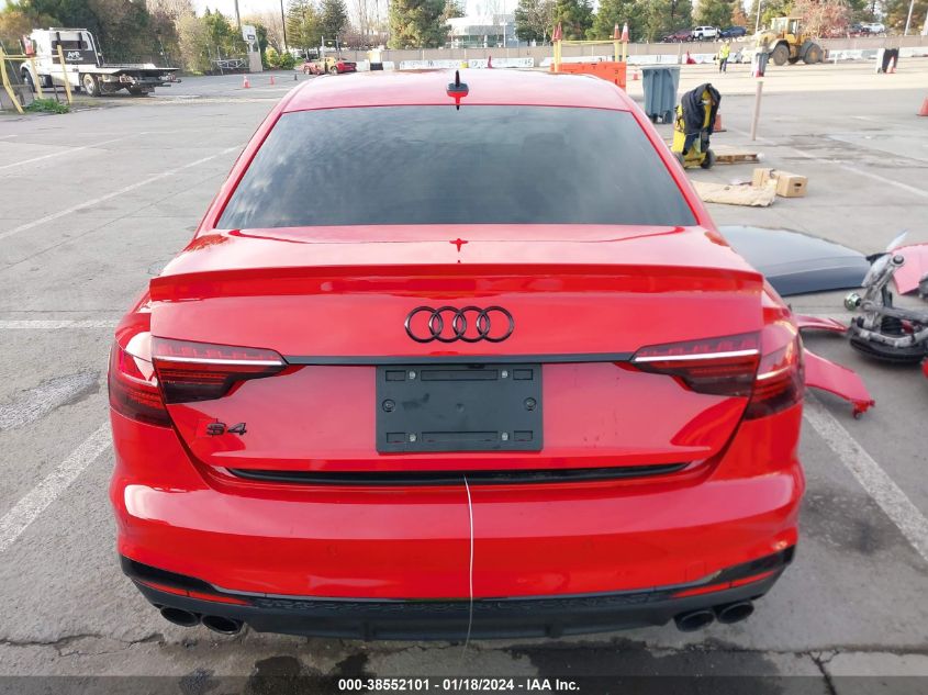 2023 AUDI S4 PRESTIGE TFSI QUATTRO TIPTRONIC - WAUC4AF42PA042415