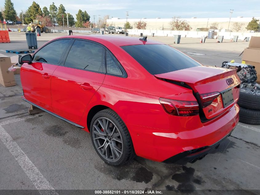 2023 AUDI S4 PRESTIGE TFSI QUATTRO TIPTRONIC - WAUC4AF42PA042415