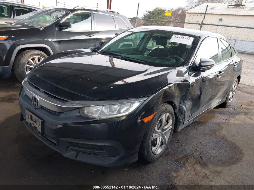 2016 HONDA CIVIC LX - 19XFC2F53GE233873