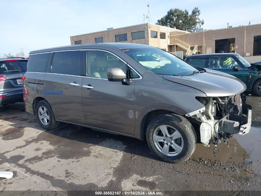 2015 NISSAN QUEST S/SV/SL/PLATINUM - JN8AE2KP0F9126010