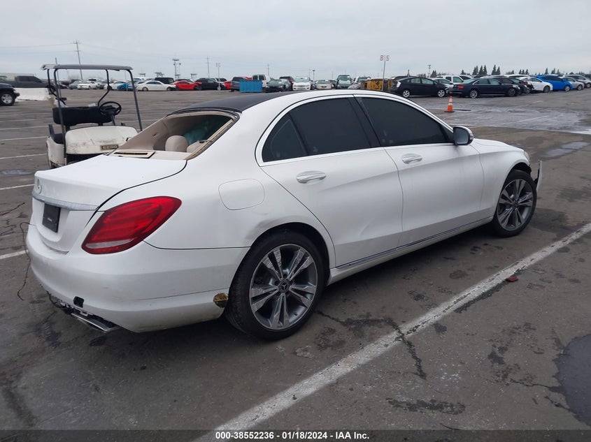 VIN 55SWF4JB0JU251747 2018 MERCEDES-BENZ C 300