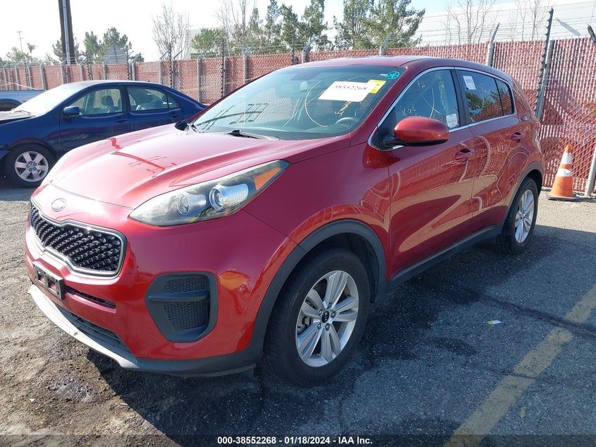 VIN KNDPM3AC8H7216338 2017 KIA SPORTAGE LX