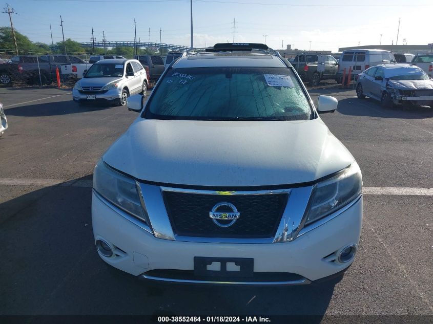2013 NISSAN PATHFINDER PLATINUM - 5N1AR2MM8DC632070