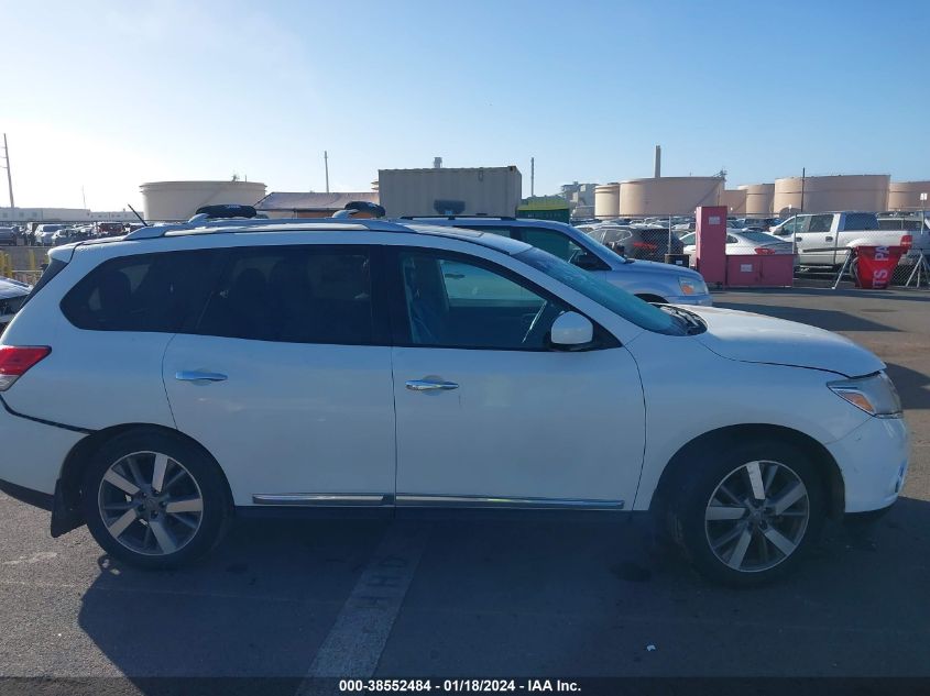 2013 NISSAN PATHFINDER PLATINUM - 5N1AR2MM8DC632070