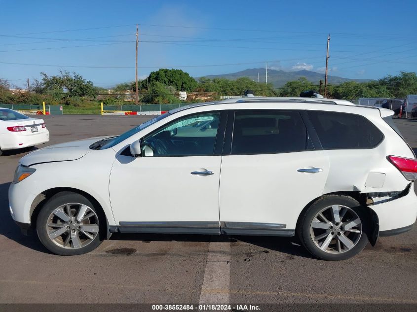 2013 NISSAN PATHFINDER PLATINUM - 5N1AR2MM8DC632070