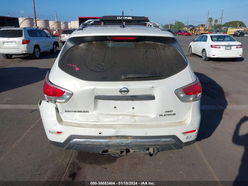 2013 NISSAN PATHFINDER PLATINUM - 5N1AR2MM8DC632070