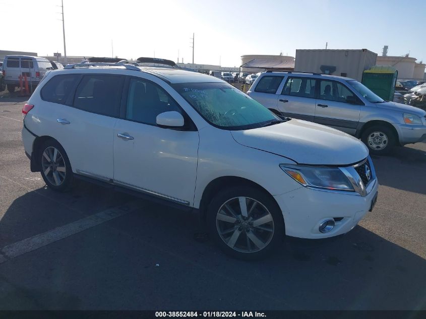 2013 NISSAN PATHFINDER PLATINUM - 5N1AR2MM8DC632070