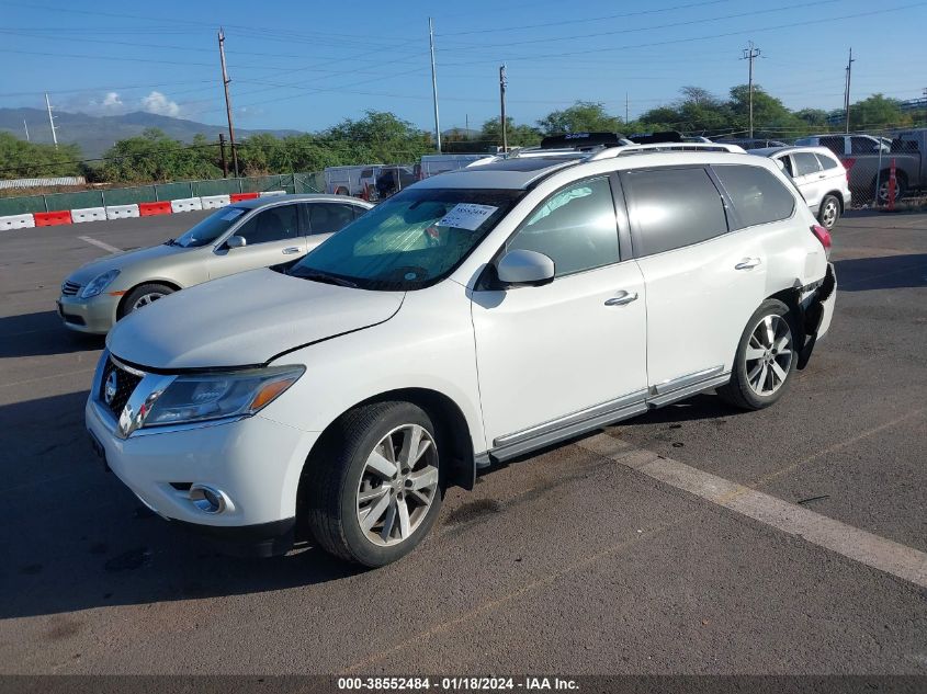 2013 NISSAN PATHFINDER PLATINUM - 5N1AR2MM8DC632070