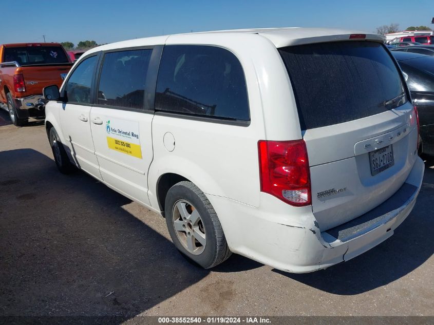 2013 DODGE GRAND CARAVAN SXT - 2C4RDGCGXDR527617