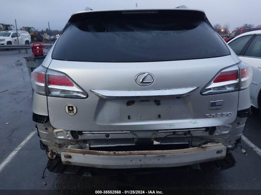 2013 LEXUS RX 350 - 2T2ZK1BAXDC132252