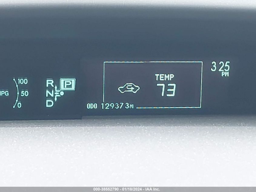 2014 TOYOTA PRIUS TWO - JTDKN3DU5E1787084