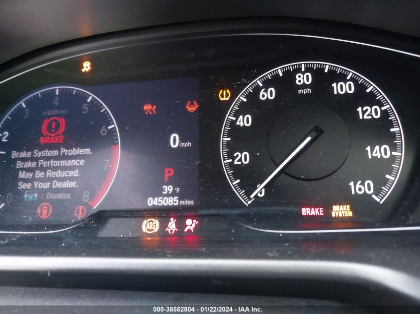 2021 HONDA ACCORD EXL - 1HGCV1F59MA115799