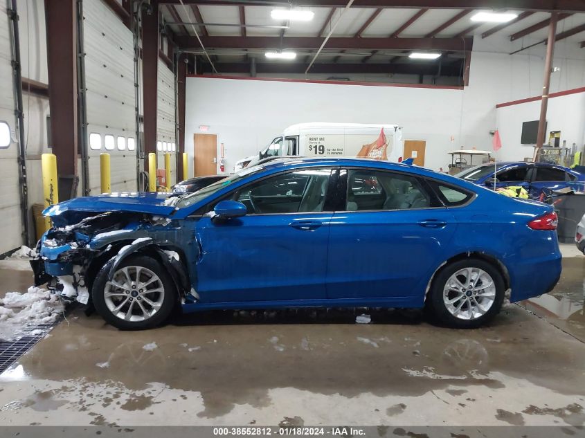 2019 FORD FUSION SE - 3FA6P0HD1KR250482