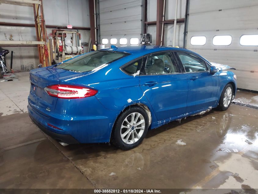 2019 FORD FUSION SE - 3FA6P0HD1KR250482