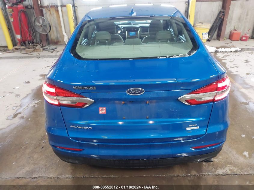 2019 FORD FUSION SE - 3FA6P0HD1KR250482