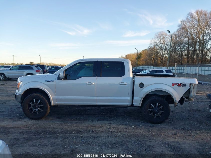 2018 FORD F-150 LARIAT - 1FTEW1EG6JFE36625