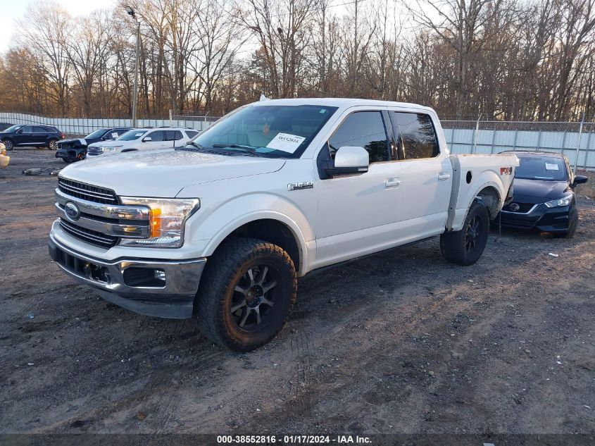 2018 FORD F-150 LARIAT - 1FTEW1EG6JFE36625