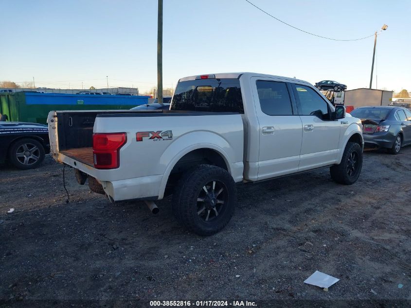 2018 FORD F-150 LARIAT - 1FTEW1EG6JFE36625