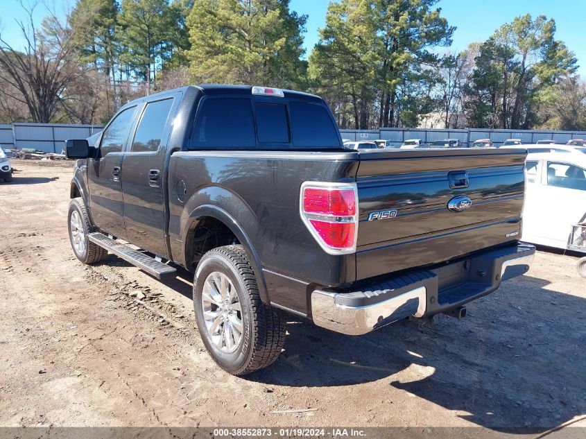 2013 FORD F-150 LARIAT - 1FTFW1CF0DKD06821